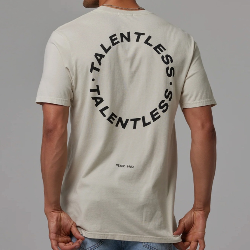 Talentless circle men's tee
